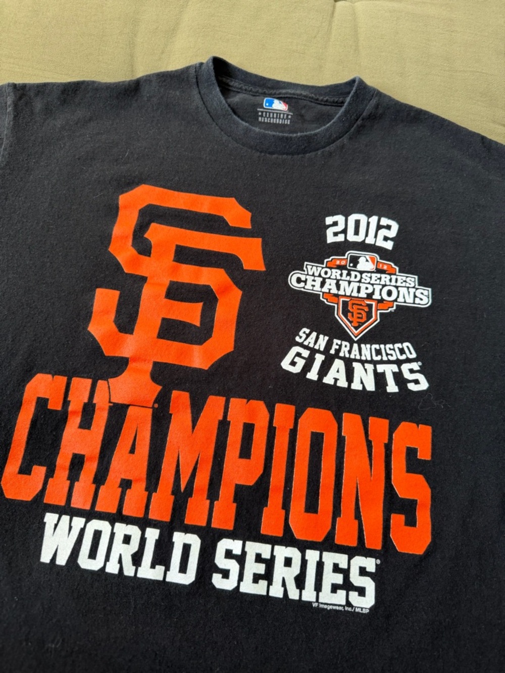 San Francisco Giants World Series Champions 2012 Men‎s Large